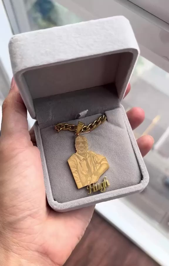 Custom Photo Necklace – Pet or Family Memory Pendant